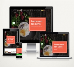 Restaurant Web Sitesi Soft Onepage v4.0