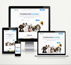 Pet Sektörü Firma Rehberi Soft  Web Sitesi Paketi